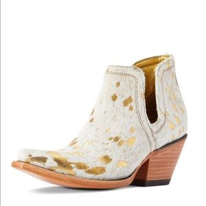 Western Leather Ankle Booties